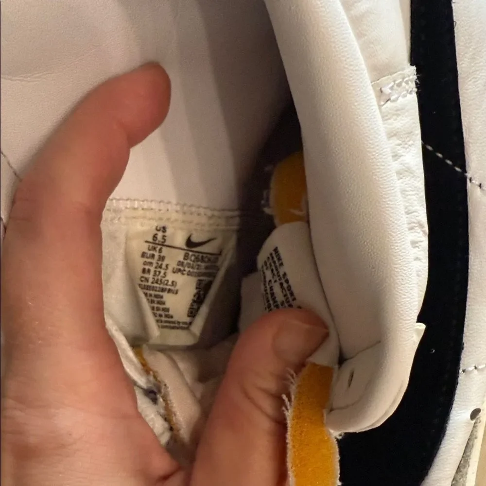 Nike Blazer White and Black Sneakers